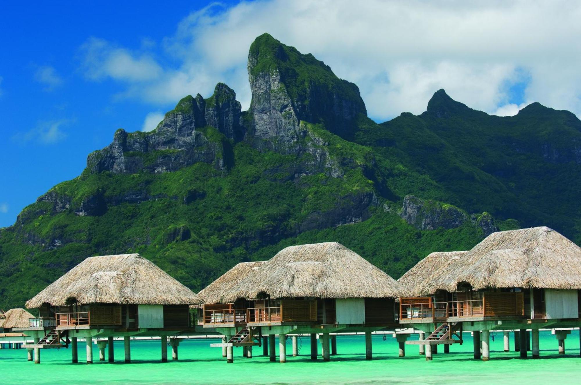 One-Bedroom Mountain-View Overwater Bungalow Suite with Plunge Pool